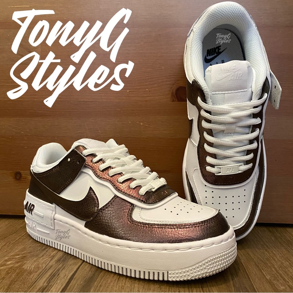 ✨NEW✨ CUSTOM NIKE AIR FORCE 1 LOW SHADOW - Picture 14 of 15